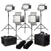 IKAN RB-3F2H Rayden Bi-Color 5-Point LED Light Kit w/ 2x RB10 + 3x RB5