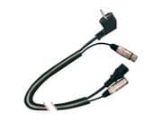 Manguera cable de señal XLR 3 - XLR 3 M/H y Schuko - IEC. 10M MARK MK 110