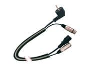 Manguera cable de señal XLR 3 - XLR 3 M/H y Schuko - IEC. 15M MARK MK 115