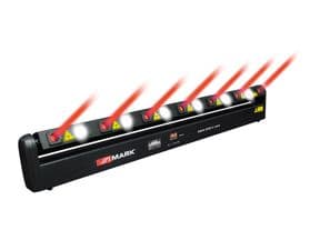 MARK MBAR 3230 R LASER - 6 x LED 3W blancos, 7 x LASER 200mW rojos. Ángulo de haz 7º