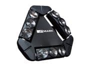 MARK SPACE 108 9 LEDs RGBW (4 en 1) 12W. Rotación X e Y. 2, 6, 15, 23 y 45 canales DMX
