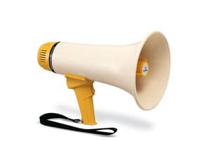 Megáfono de mano de 10 W WORK ER 332 S