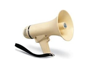 Megáfono de mano de 8 W WORK ER 226