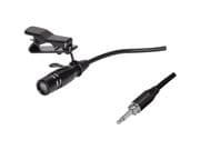 Micrófono de solapa con pinza. Electret. Conector rosca macho de 3.5 mm. Con estuche MARK XS 2020