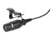 Micrófono de solapa con pinza. Electret. Conector Rosca macho de 3.5 mm. Con estuche MARK XS 2030