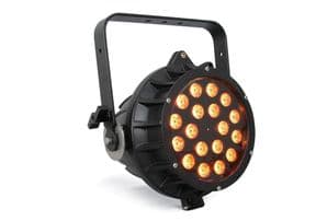 Proyector LED RGB para exterior 18 LEDs de 3 W cada uno (3 en 1) MARK PARLED PRO 64 IP