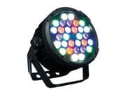 Proyector MARK COB 6 UV LED. 30 LEDs R+G+B+W+UV de 2W c.u. 9 canales DMX
