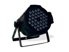 Proyector MARK SUPERMULTIPARLED 108/3 LED RGB. 36 Leds. 3 en 1. 3W c.u. 7 canales DMX