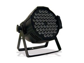 Proyector MARK SUPERMULTIPARLED 162/3 - LED RGB. 54 Leds. 3 en 1. 3W c.u. 7 canales DMX
