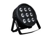 Proyector. MARK SUPERPARLED ECO 72 9 LEDs RGBW (4 en 1) 8W c.u. 8 canales DMX. 25º. DMX, auto, audio