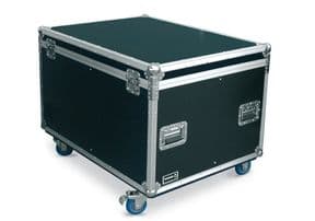 Rack de madera de 4 departamentos con ruedas y asas laterales WORK RACK RIGGING 4