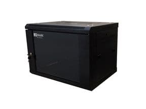 Rack metálico con puerta. 12 unidades formato 19