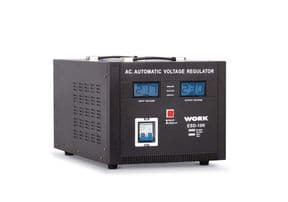 Regulador de tensión, mantiene constante la alimentación de salida en 230 V WORK ESD 10 K