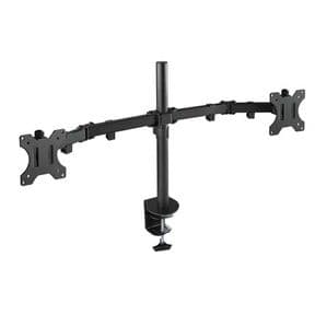 SOPORTE DE MESA MONITOR TOOQ DB1232TN-B GIRA INCLI 2 BRAZOS 13-32, NEGRO