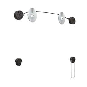 SOPORTE MONITOR/TV TOOQ LED1055F-B 32-55 ULTRA DELGADO NEGRO