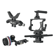 STRATUS CAGE KIT FOR SONY A7 II SERIES CAMERAS W/ FOLLOW FOCUS AND LENS SUPPORT
