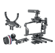STRATUS CAGE KIT PARA BLACKMAGIC POCKET CINEMA CAMERA 4K CON FOLLOW FOCUS Y LENS SUPPORT