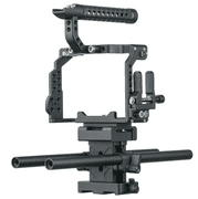 STRATUS COMPLETE CAGE FOR SONY A7 III SERIES CAMERAS INCLUDES TOP HANDLE, RODS, BASE, FRAME, AND CAB
