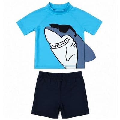 3D Baby Shark 2 Piece Swimwear Set