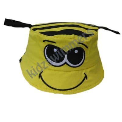 Baby Bush Cotton Bee Design Bucket Sun Hat | Toddler 12–24 Months