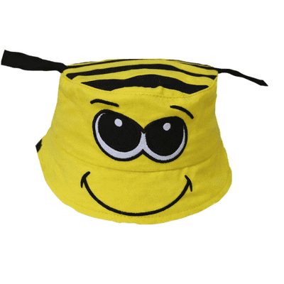 Baby Bush Cotton Bee Design Bucket Sun Hat | Toddler 12-24 Months