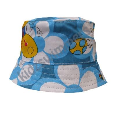 Baby Bush Cotton Bug Design Hat | 4 Sizes Available 0–18 Months