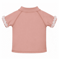 Baby Girls Pink UV Sun Protection Swim Top T-Shirt  18m-2 years
