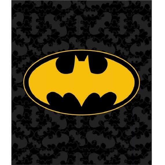 Batman Kids Fleece Plush Blanket Throw Soft & Cosy