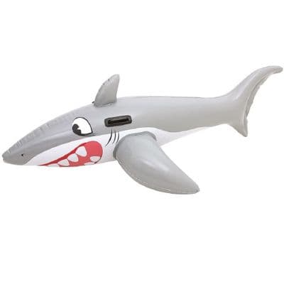 Bestway Great White Shark Rider Inflatable 183cm x 102cm - Kids Pool Toy