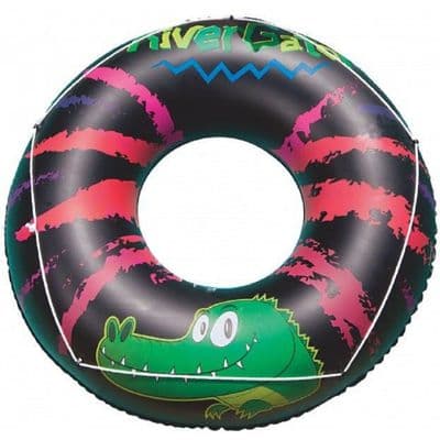 Bestway River Gator Inflatable Swim Ring 119cm - Kids Pool Float Tube