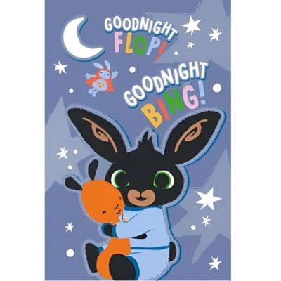 Bing Goodnight Kids Fleece Blanket Throw Soft & Cosy