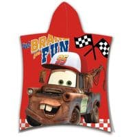 Disney Cars Official Kids Hooded Beach Poncho Towel  Cotton 2-6 yrs