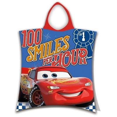 Disney Cars Official Kids Hooded Beach Poncho Towel  Cotton 2-6 yrs