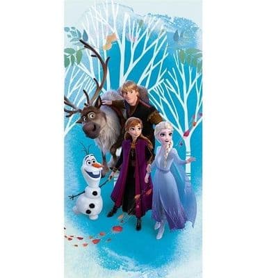 Disney Frozen Blue Official Kids Beach Towel 70 x 140 cm Cotton  Beach Pool Holiday