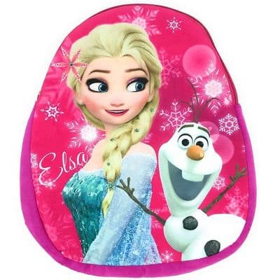 Disney Frozen Elsa Plush Kids Backpack  Soft Girls Toddler Bag