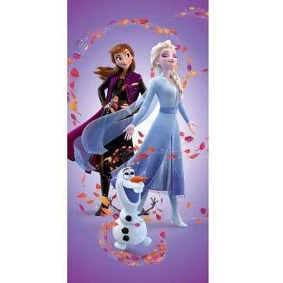 Disney Frozen Magic Official Kids Beach Towel Cotton Beach Pool Holiday 70 x 140cm