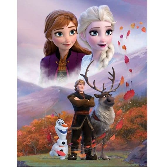 Disney Frozen Polar Kids Fleece Blanket - Soft & Cosy (130×170cm)
