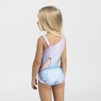 Disney Lilo & Stitch Girls One-Piece Swimming Costume Kids Swimwear 4-12 Years