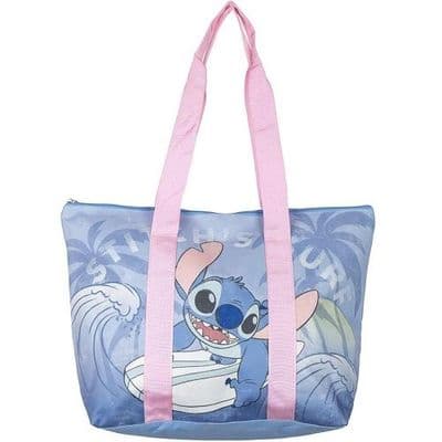 Disney Lilo & Stitch Kids Zip-Up Summer Beach Tote Bag