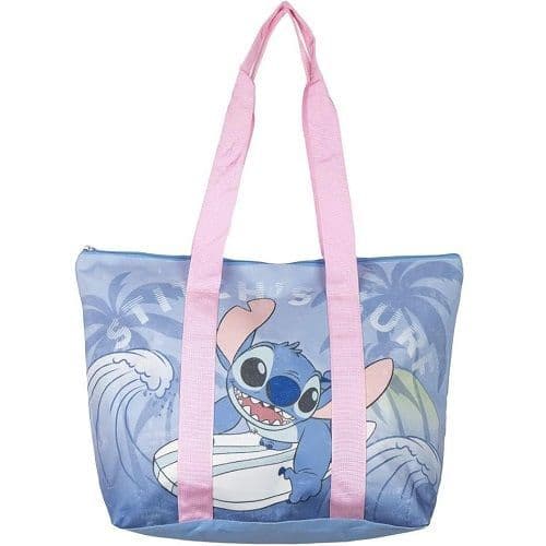 Disney Lilo & Stitch Kids Zip-Up Summer Beach Tote Bag