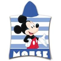 Disney Mickey Mouse & Pluto Official Kids Hooded Beach Poncho Towel  Cotton 2-6 yrs