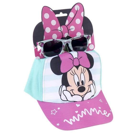 Disney Minnie Mouse Baseball Cap & Sunglasses Set | Kids 3–5 Years
