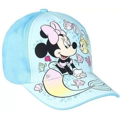 Disney Minnie Mouse Kids Mermaid  Baseball Cap Adjustable Hat 18-36 months