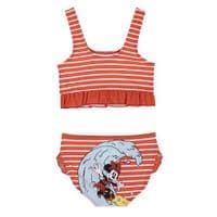 Disney Minnie Mouse Red Two-Piece Girls Swimming Costume Toddler & Kids Swimwear 2-7 Years