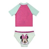 Disney Minnie Mouse Two-Piece Girls Pink Swimsuit 18m to 4 yrs Toddler Swimwear