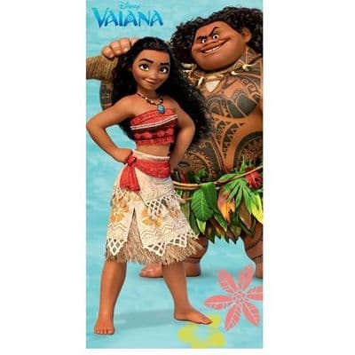 Disney Moana Vaiana  Official Kids Beach Towel  Cotton Pool & Holiday  70 x 140 cm