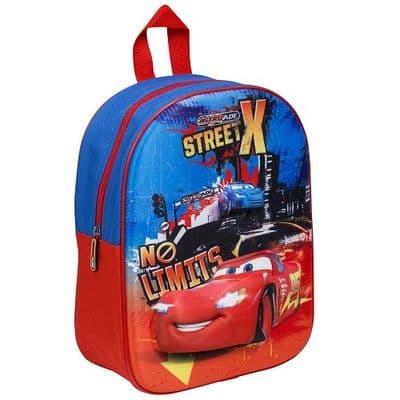 Disney Pixar Cars 3D Nitroade Street X Backpack