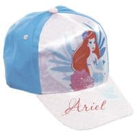Disney Princess Ariel Blue Baseball Cap Adjustable Hat | Toddler 18-36 Months