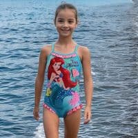 Disney Princess Ariel Little Mermaid Blue Swimsuit | Girls Swimwear 3–6 yrs