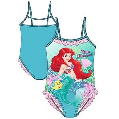 Disney Princess Ariel Little Mermaid Blue Swimsuit | Girls Swimwear 3–6 yrs